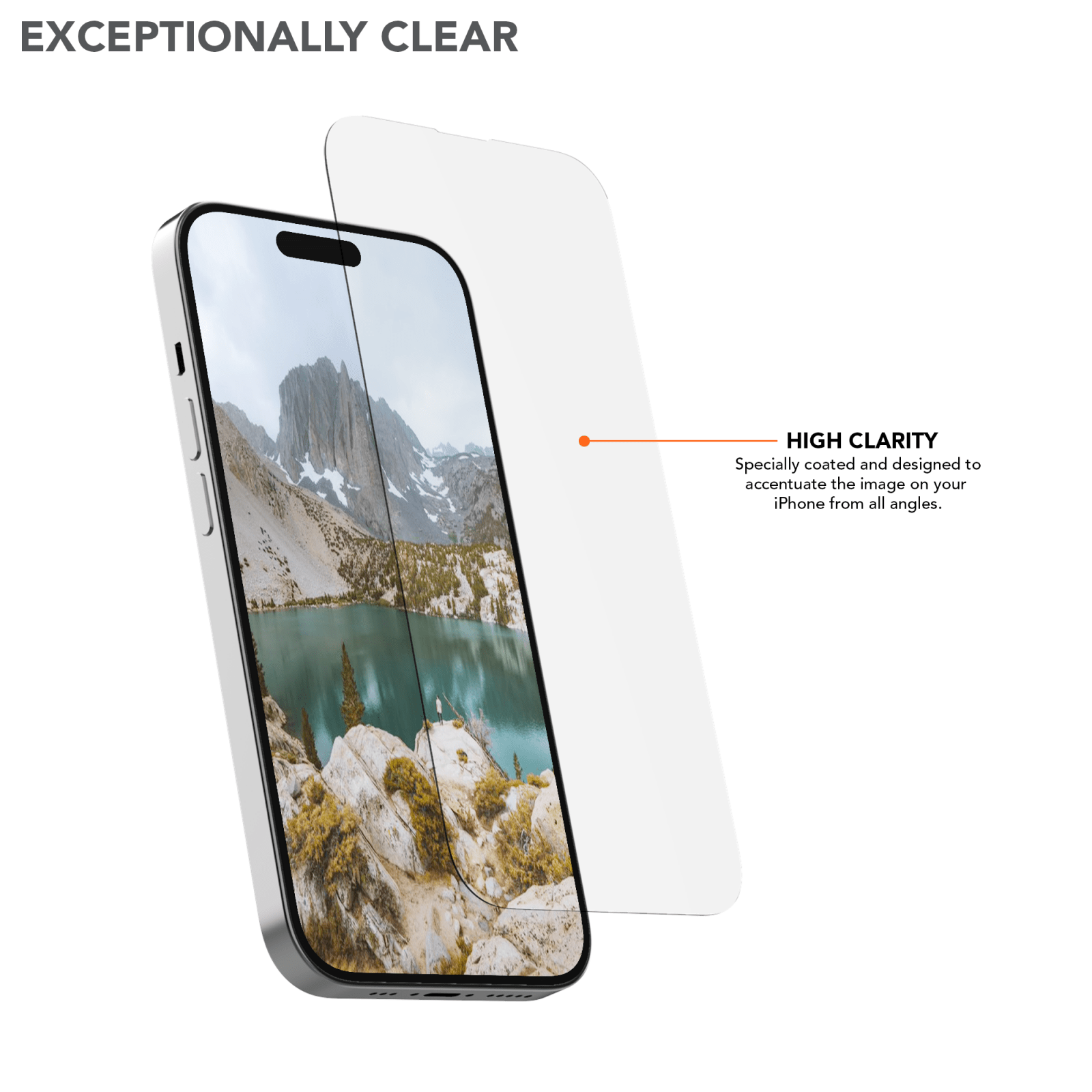 iPhone 14 Pro Tempered Glass Screen Protector (2 Pack)