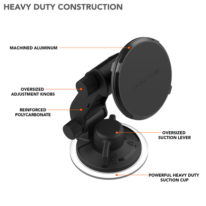 Suction Cup Magnetic Phone Holder - MagSafe® Compatible