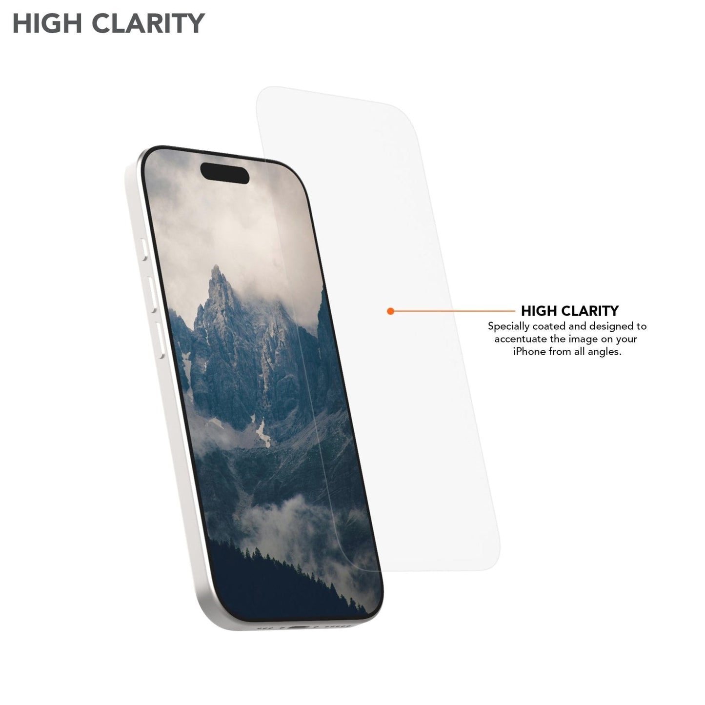 iPhone 16 Pro Tempered Glass Screen Protector