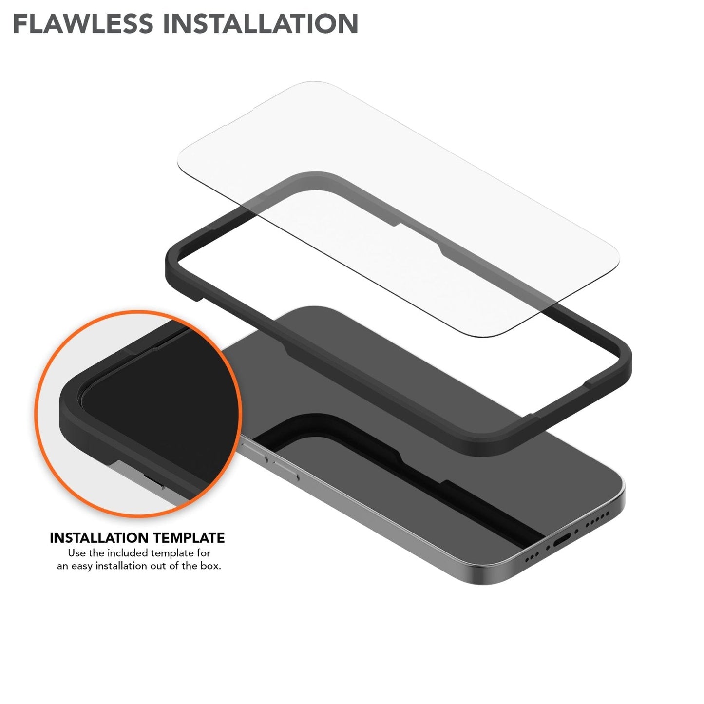 iPhone 16 Plus Tempered Glass Screen Protector